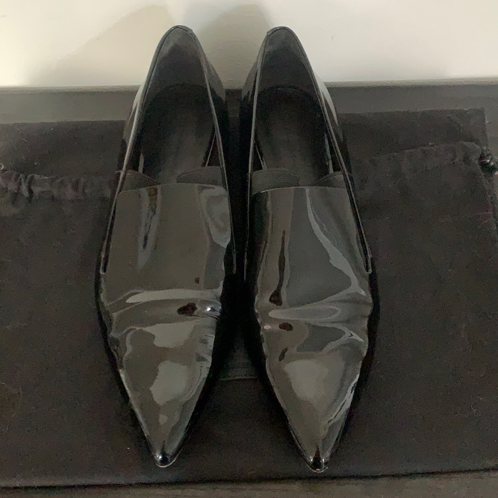 Alexander Wang patent flats 36.5